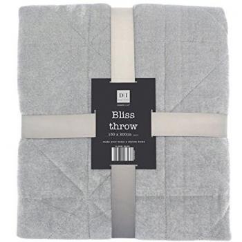 Country Club Plush Grey Throw