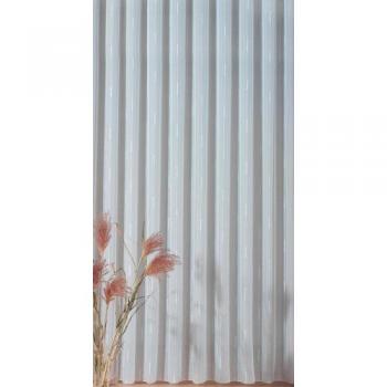 Wirth Gardine “Undine” – Einzelstück, weißes, halbtransparentes Stoffdesign