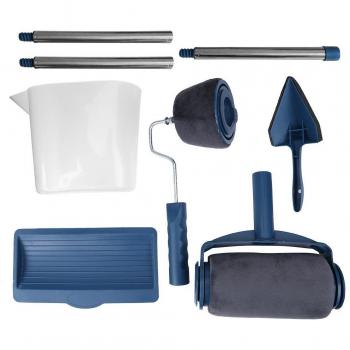Outils de peinture 5/8 pièces, rouleau et brosse pour décoration intérieure