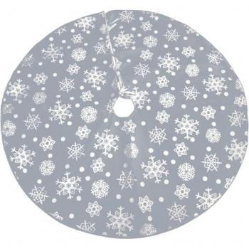 48 Zoll Schneeflocken Weihnachtsbaum Rock Basis Matte