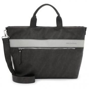 EMILY & NOAH Damen Shopper E&N Bonnie aus Materialmix in Dunkelgrau