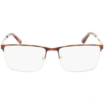 Calvin Klein CK22102 Men’s Gold Square‑Shaped Optical Frames (Size 57) – Blue‑Light Protection