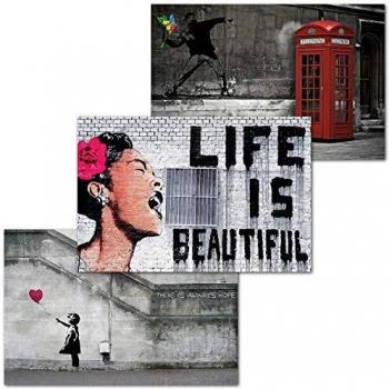 Poster Banksy 3 in 1 XXL