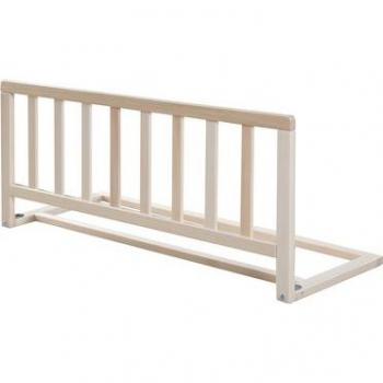 Barrière de lit enfant en bois massif naturel 90 cm