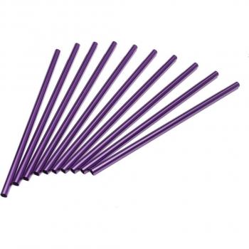 10 Pcs Reusable Aluminum Straws