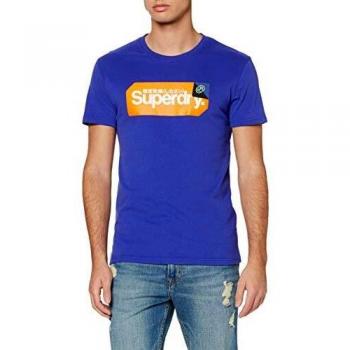 T-shirt Superdry Core Logo Tag, Bleu (Royal Blue 49g), 2XL Homme
