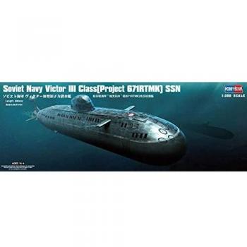 HOBBY BOSS maquette sous-marin 83529 Marine soviétique Victor III 1/350