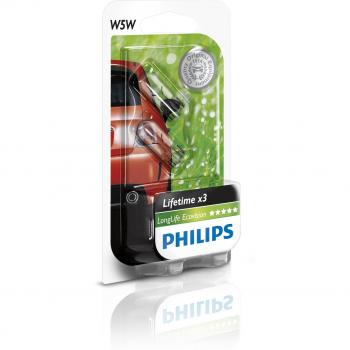 EcoVision W5W 12V Dual Headlight Bulb – Philips 12961LLECOB2
