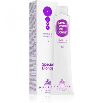 Ultra Blonde Keratin-Argan Boost Hair Color by Kallos KJMN, Shade 12.1