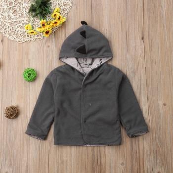Dinosaur Print Toddler Fleece Coat 1-4T