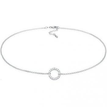 Collana Donna con Farfalla e Zirconia in Argento 925