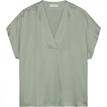 Blusa de Mujer Satinada con Escote Pico Marc O'Polo