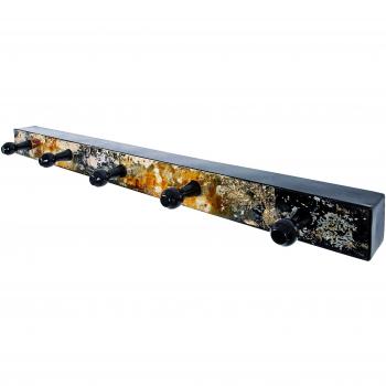 Garderobenleiste Haku 32568, Schwarz / Gold