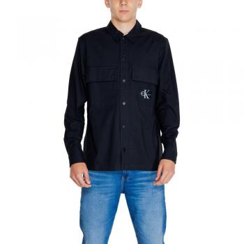 Calvin Klein Jeans Oberteil Kurzarm Cargo Stil Schwarz J30J325618