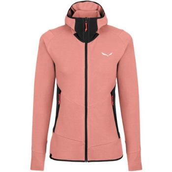 Salewa Lavaredo Hemp W Hooded Giacca da Arrampicata Donna in Rosso, Nero e Rosa (I48 D42)