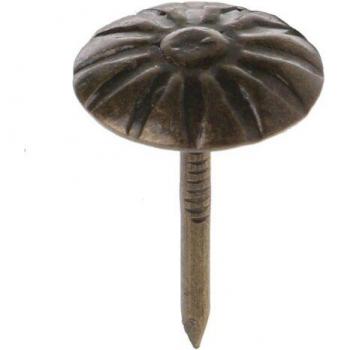 Punaise métallique à motif floral, 50 pièces