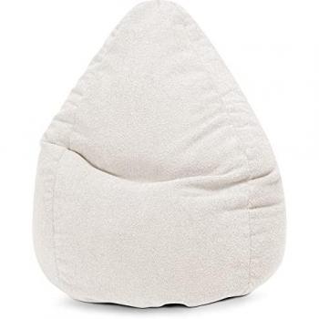 Pouf Magma Sacco in Tessuto Bouclé