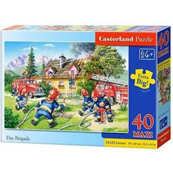 Buntes Feuerwehr-Sammelbild 40 Teile – Castorland B-040025-1