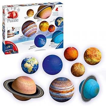 Ravensburger 11668. Puzzle 3D Sistema Solar 522 Piezas