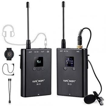 M9 Lavalier UHF 80m per PC e Video