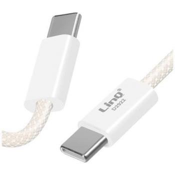 Cavo di Sincronizzazione USB‑C 60W LINQ 2 m – Bianco