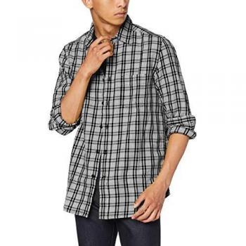 Chemise diesel S‑Tropp noire à carreaux, manches longues, M