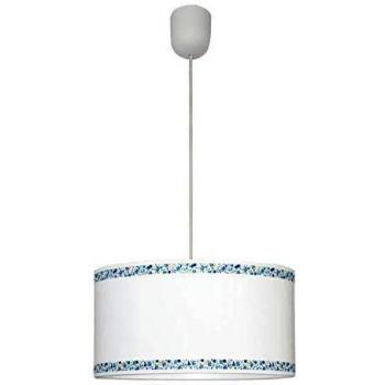 Colgante de Techo Blanco/Azul 1xe27 Regx35d