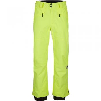 Pantalon de ski O'Neill Hammer – Jaune vif, protection 10 K, ajustement facile
