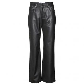 Vero Moda Tessa Wide‑Print High‑Waist Black Pants – Women's 31
