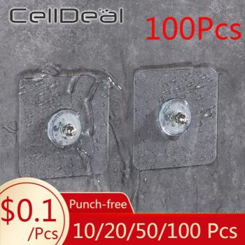 Colgadores de pared invisibles, 100 Uds