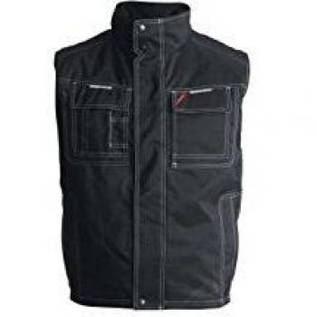 Gilet de combat Oxford matelassé noir, S
