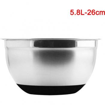 Stainless Steel Egg Mixing Bowl with Silicone Bottom SP99