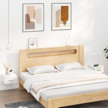 Wall-mounted Bedside Cabinets 2 pcs Smoked Oak 35x35x20 cm