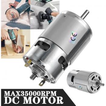 Motor 775 de alta potencia, rodamiento de bolas, 12V-24V