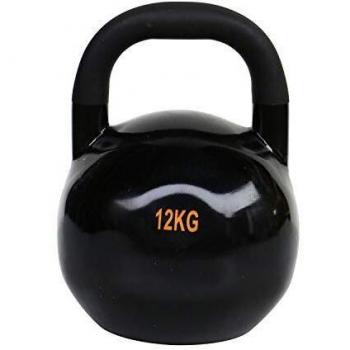 Olympische Sveltus Kettlebell 12 kg – Schwarz für Zirkeltraining