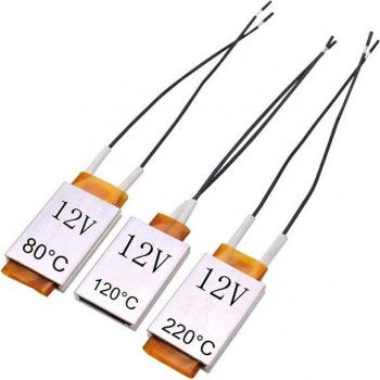 Calentador de pelo PTC, accesorio rizador, mini calefacción, 80-220 grados Celsius, 12V