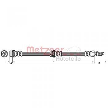Conector de Freno Metzger 4110038 – Tubo Flexible Reforzado