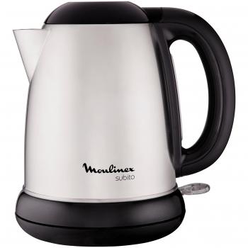 Moulinex Bollitore Elettrico BY540D10 2200w lt1,7 Preparazione Colazione Arredo Tavola 2000 W 7 Cups 1 Decibel Inossidabile Acciaio e Nero