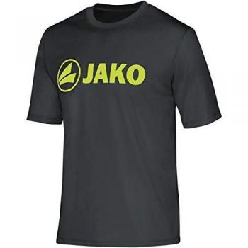 JAKO Kinder Funktionsshirt Promo, anthrazit/lime, 128, 6164
