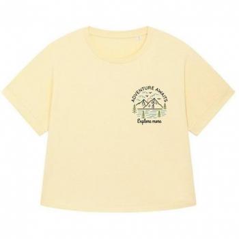 Frauen T-Shirt: Das Abenteuer ruft