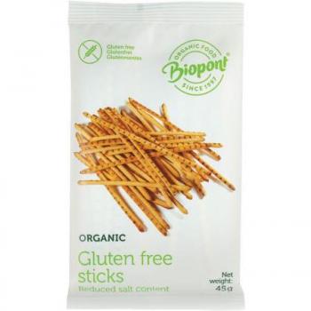 Biopont Bezlepkové slané tyčinky 45g
