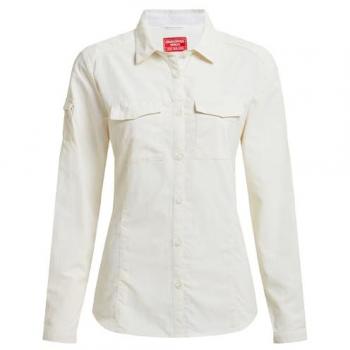 Craghoppers NosiLife Adventure Damen Langarmshirt III Größe 42 Sea Salt