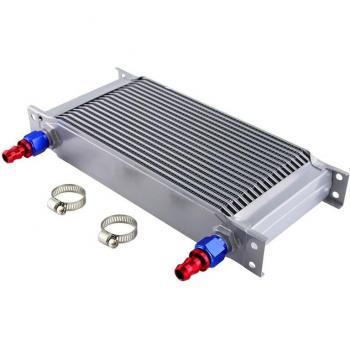 19 Row Oil Cooler with AN8 Straight Fittings and 3/4-16UNF