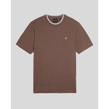 Brown Men’s Timeless Crew‑Neck T-Shirt – Lyle & Scott, Size M