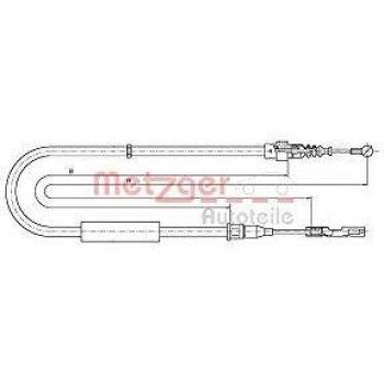 Metzger 10.7512 Emergency Brake Cable