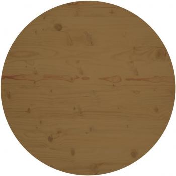Pinho Mácio Tampo de Mesa VidaXL 80×2,5 cm Castanho