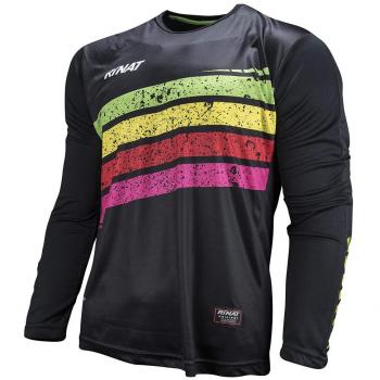 Rinat Prisma Long Sleeve Top – Black/Multicolor Combo, Size S, Children’s Edition