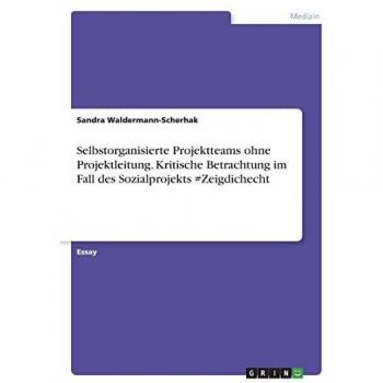 Selbstorganisierte Projektteams ohne Projektleitung. Kritische Betrachtung im Fall des Sozialprojekts #Zeigdichecht