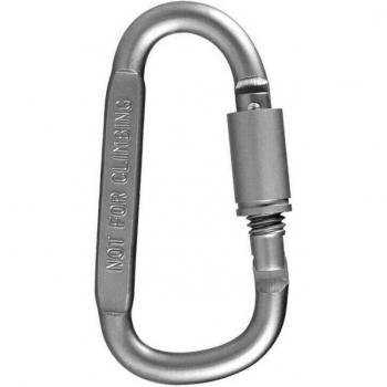 D Shaped Aluminum Alloy Climbing Carabiner