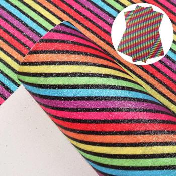 20*34cm Lemon Glitter Faux Leather Fabric for Phone Cases
